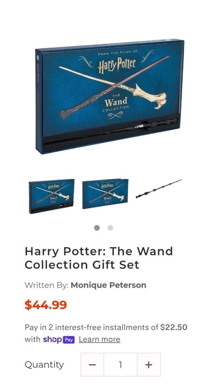 Harry Potter To Scale Elder Wand Collection Gift Set Voldemort Dumbledore NWT